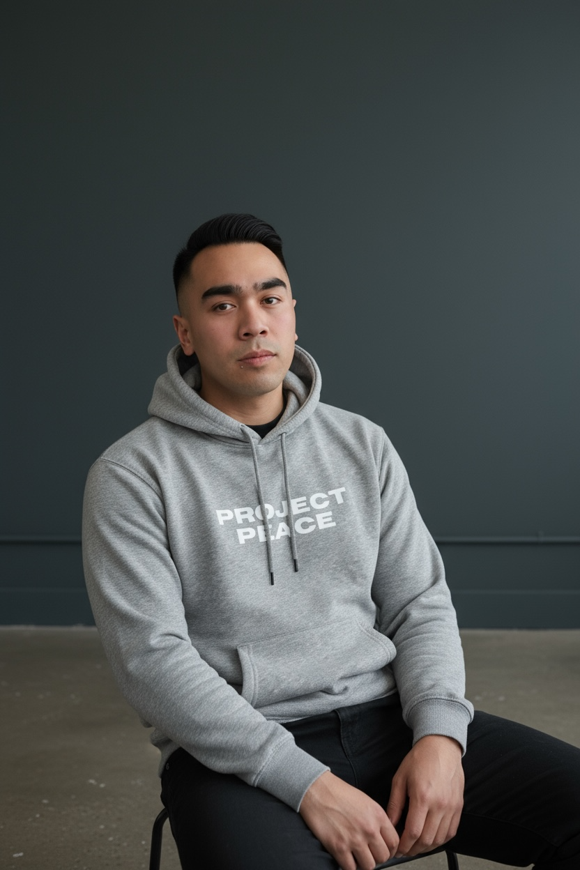 Make Love Not War (MLNW) Pullover - Gray