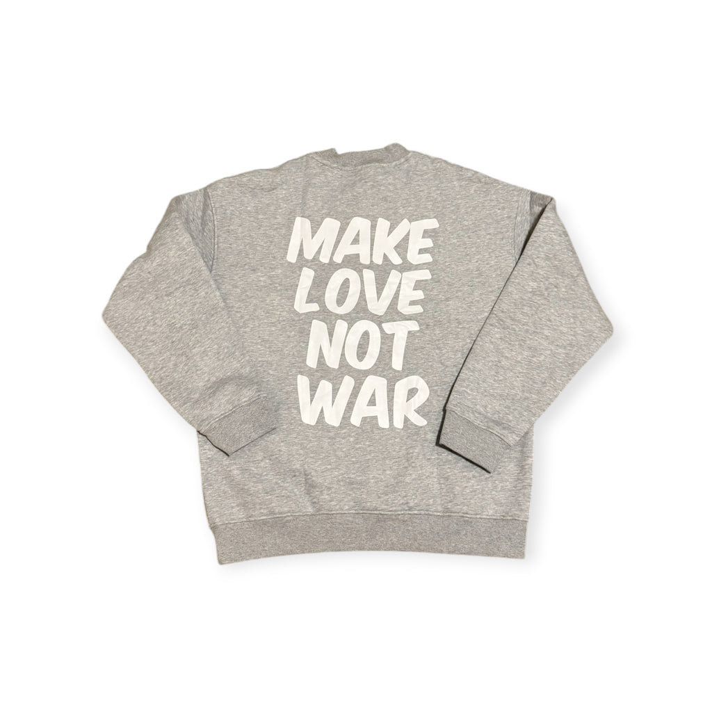 Make Love Not War (MLNW) Crewneck - Gray