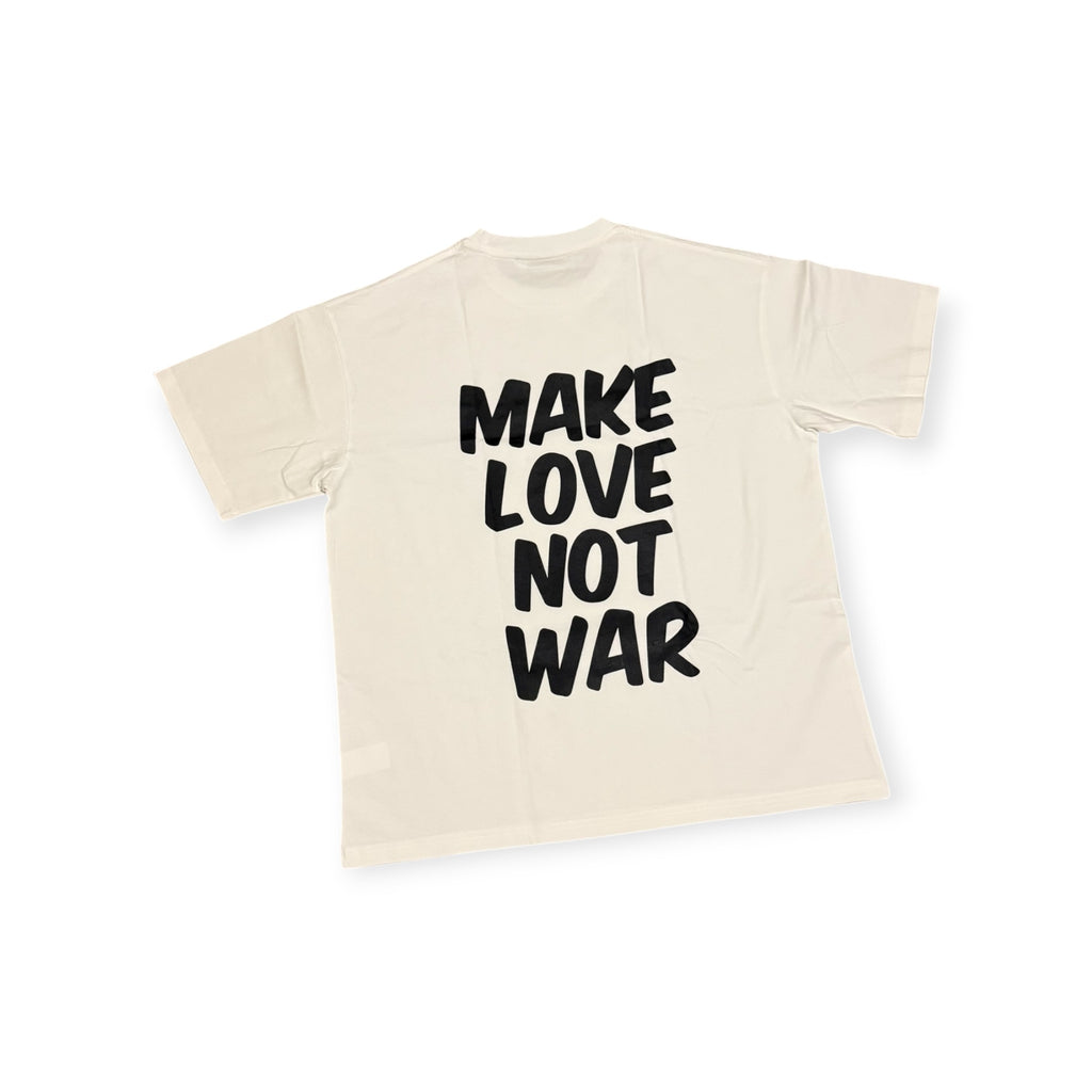 Make Love Not War (MLNW) T-Shirt - White