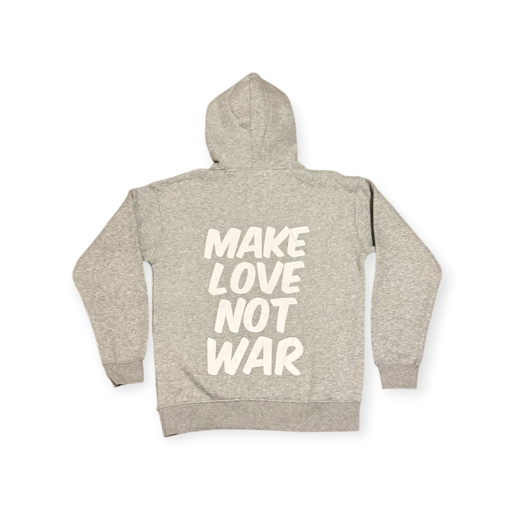 Make Love Not War (MLNW) Pullover - Gray