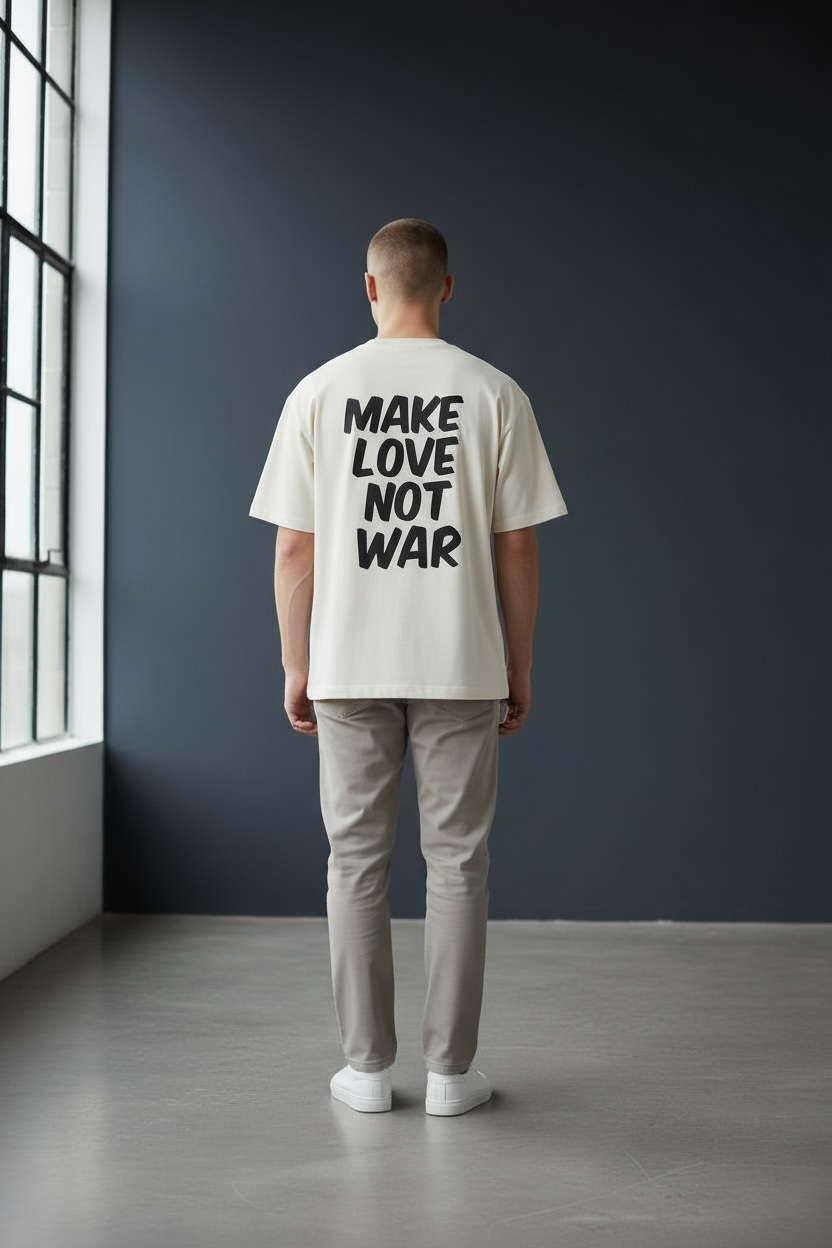 Make Love Not War (MLNW) T-Shirt - White
