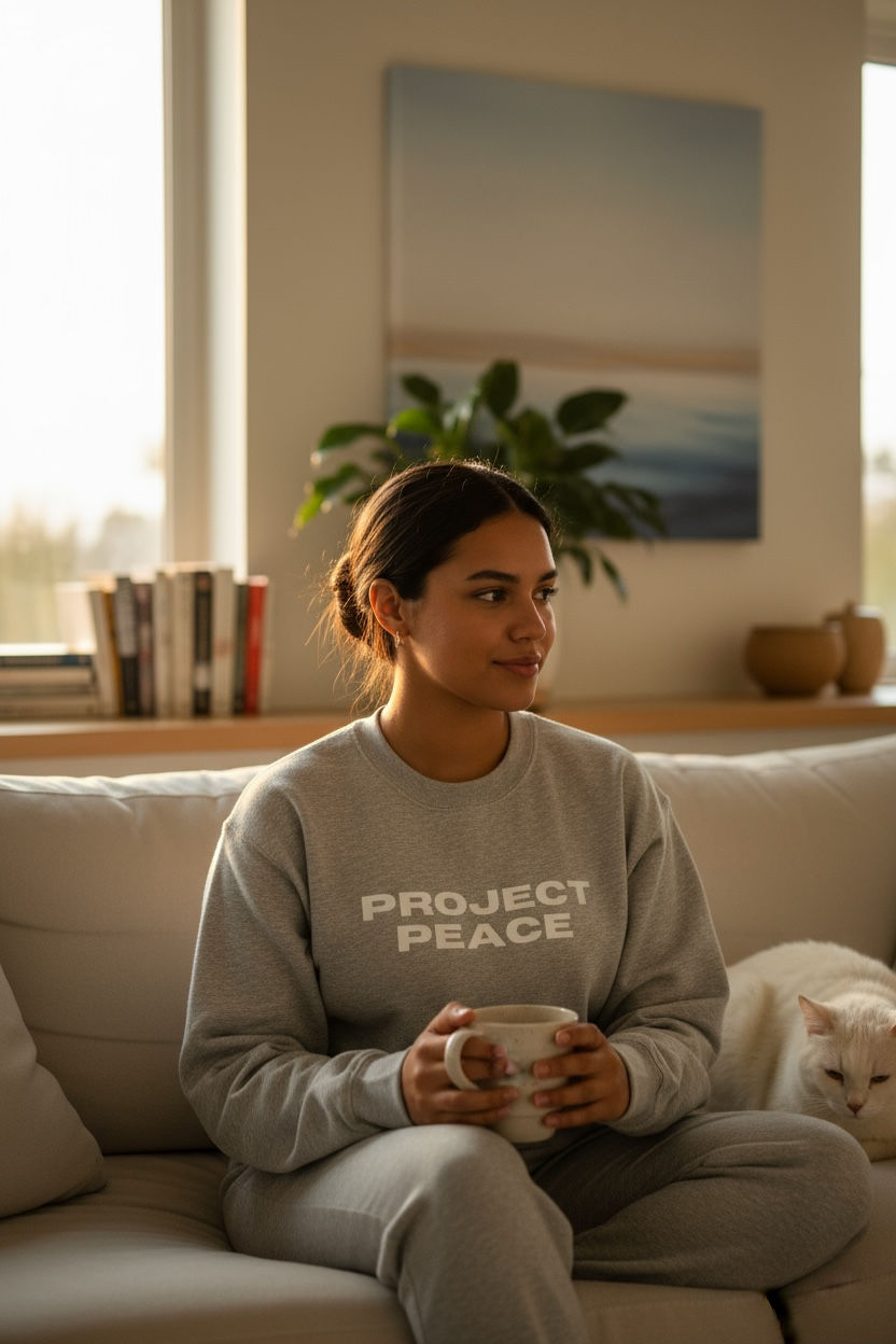 Make Love Not War (MLNW) Crewneck - Gray