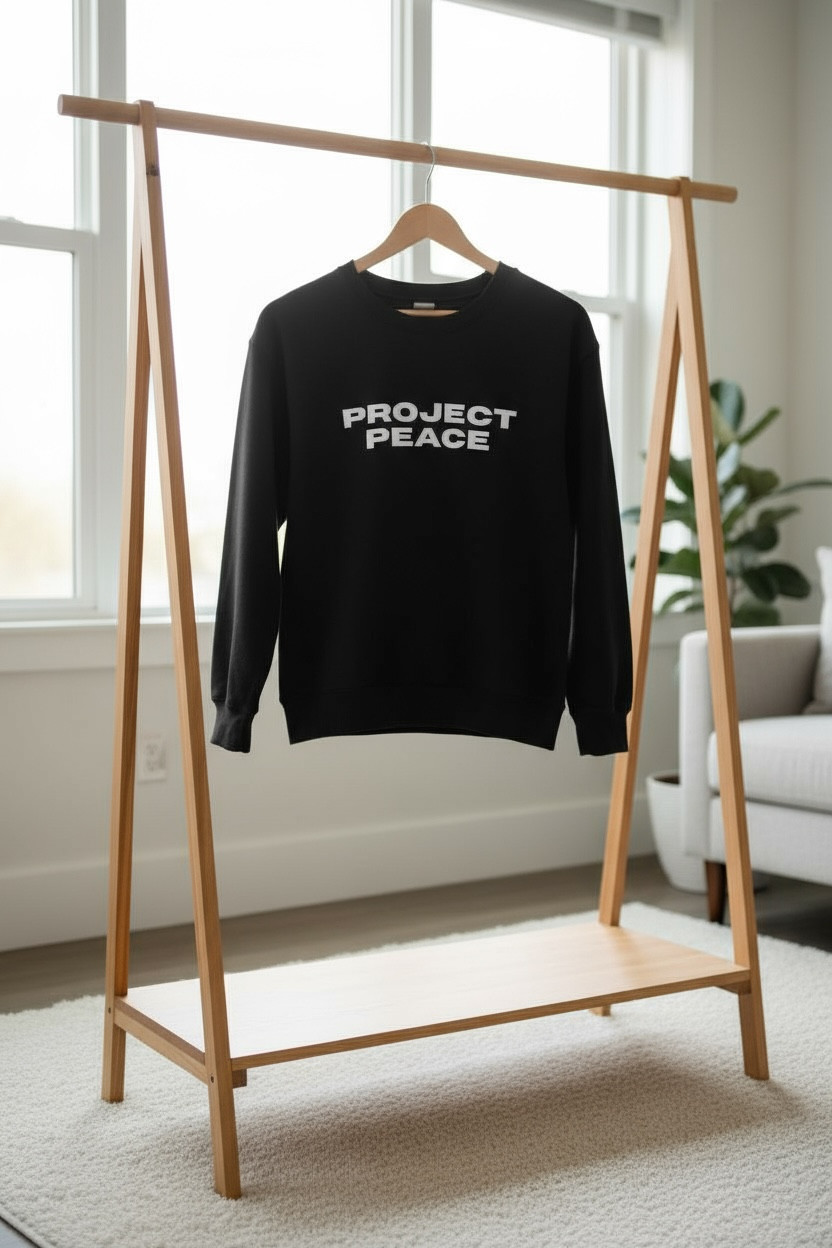 Make Love Not War (MLNW) Crewneck - Black