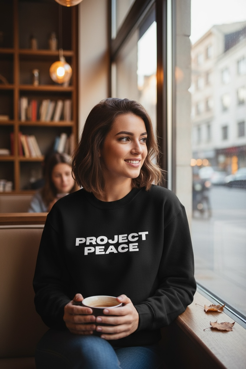 Make Love Not War (MLNW) Crewneck - Black