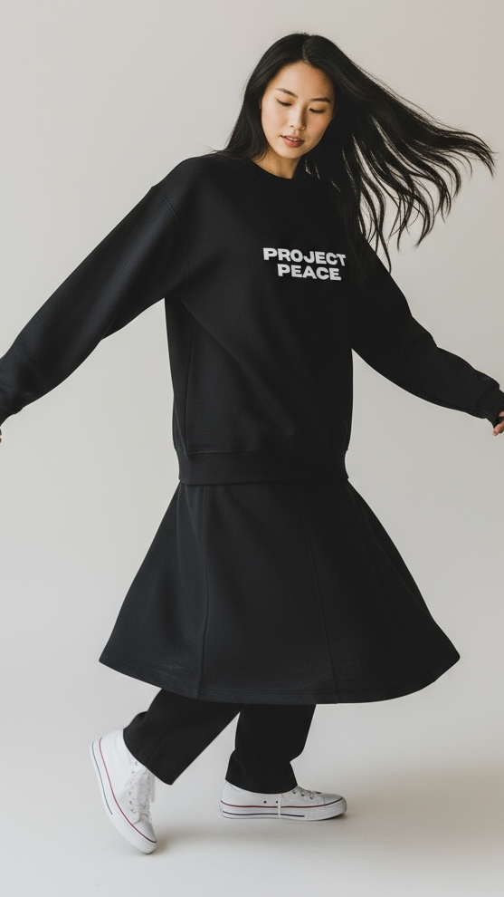 Make Love Not War (MLNW) Crewneck - Black