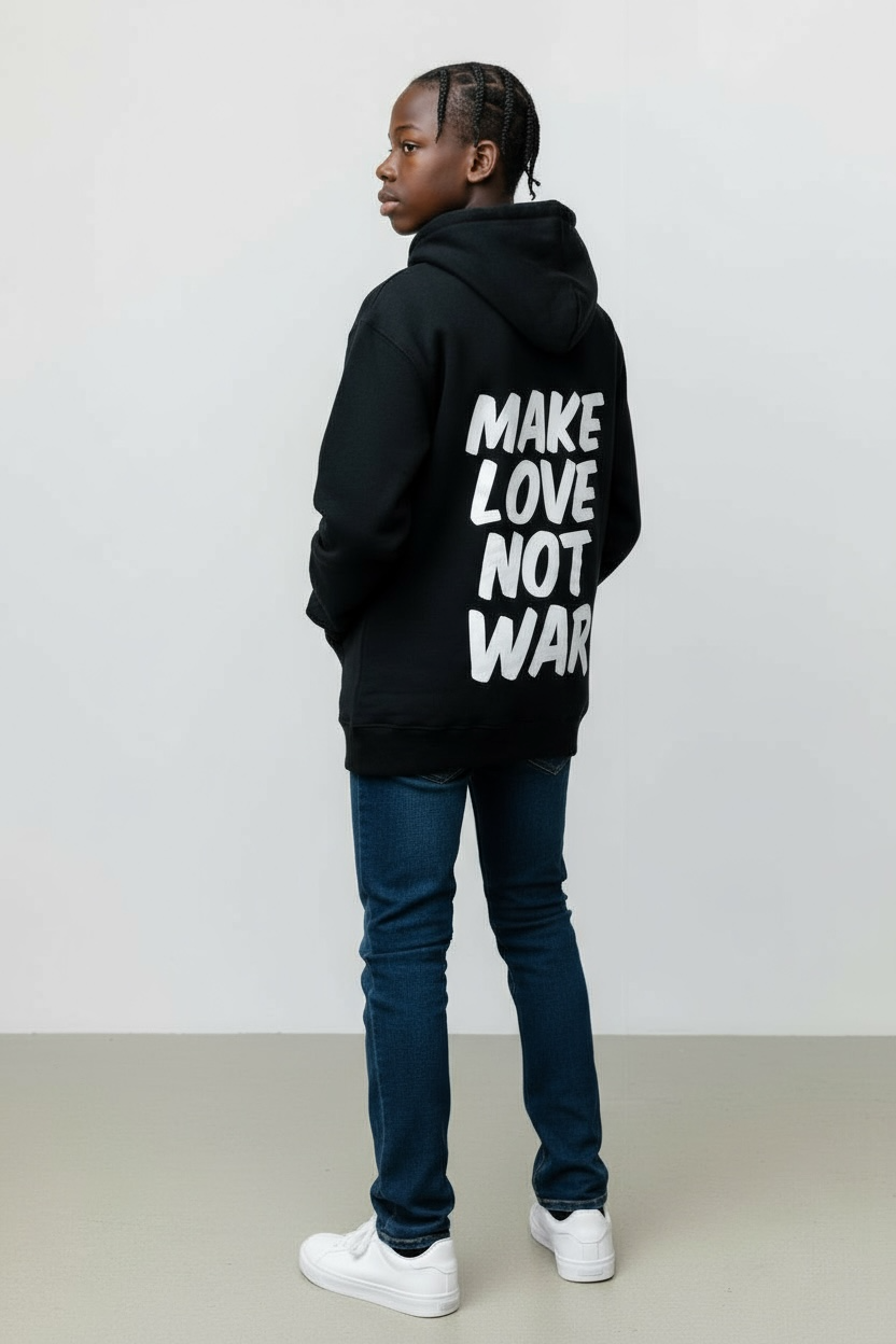 Make Love Not War (MLNW) Pullover - Black